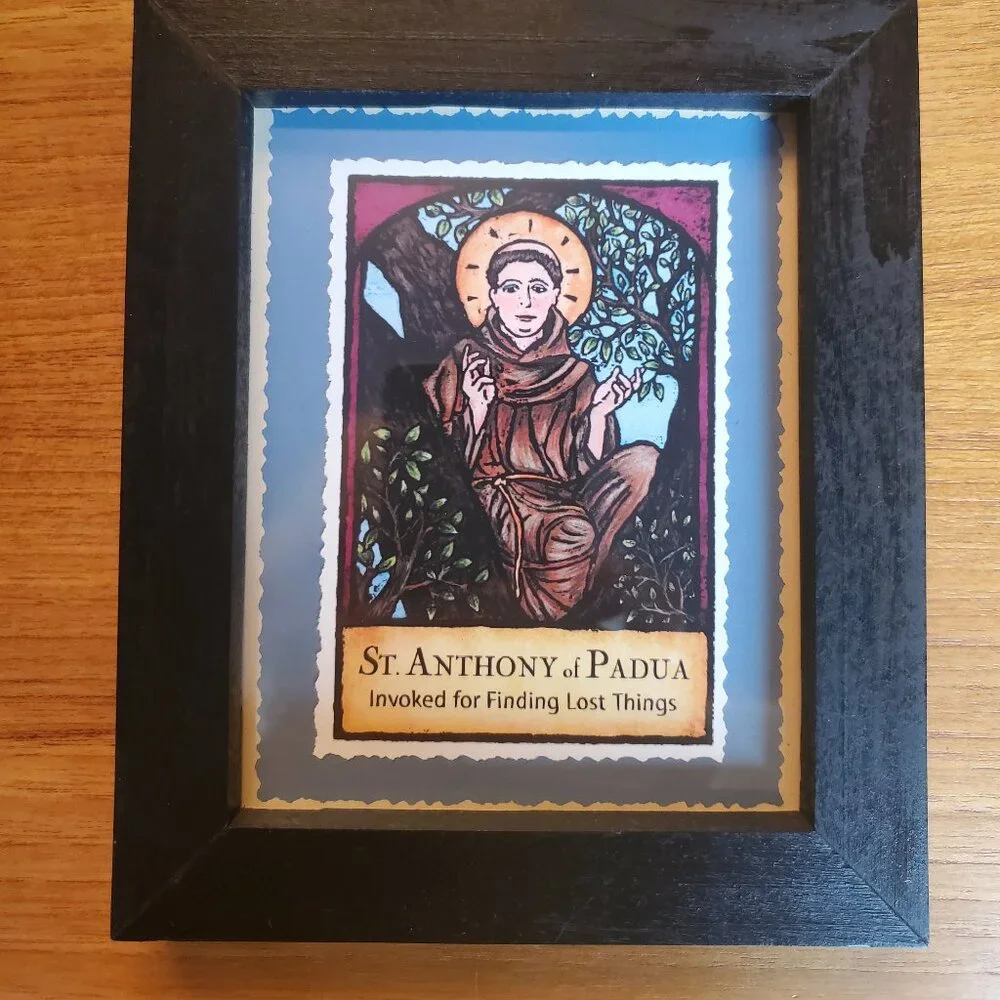 Whimsical ART. Patron Saints of Procrastination and Lost Stuff.